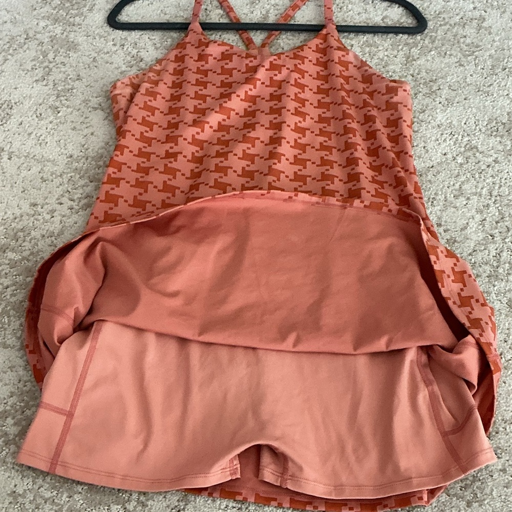 Pink and Red Patterned Dress - Picture 3 of 6